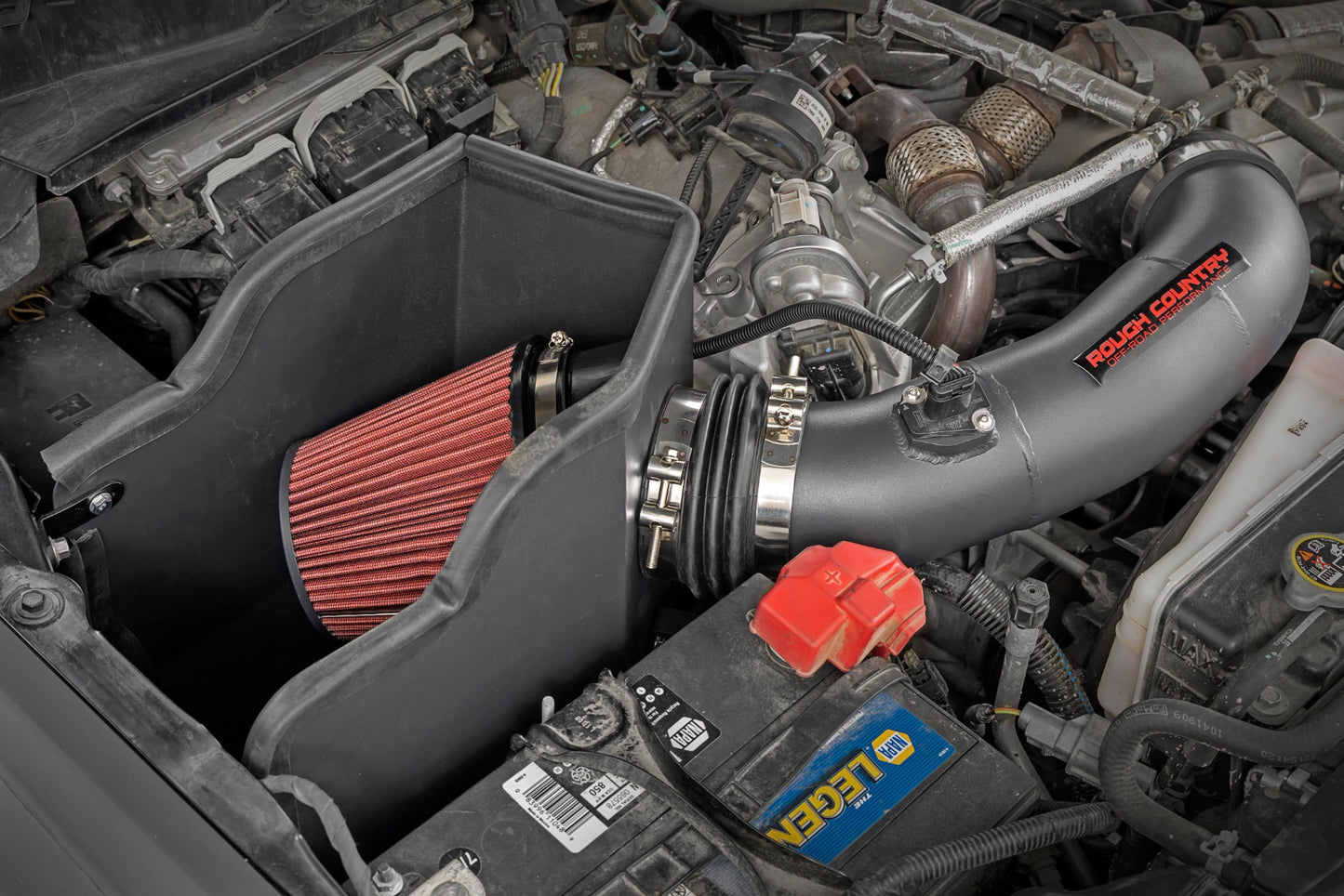 Rough Country 6.7L Cold Air Intake | w//Prefilter | Ford F-250/F-350 Super Duty (17-20)