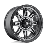 Fuel D568 MATTE GUN METAL BLACK BEAD RING 17x9 6x139.7 Wheels | Offset: 1 | Backspace: 5.04 | Bore: 108