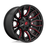 Fuel D712 GLOSS BLACK RED TINTED CLEAR 20x10 8x170 Wheels | Offset: -18 | Backspace: 4.79 | Bore: 125.1