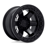 Fuel D122 MATTE BLACK WITH MATTE BLACK RING 17x9 6x135 Wheels | Offset: -15 | Backspace: 4.41 | Bore: 87.1