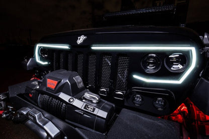 Oracle VECTOR Series Full LED Grille - Jeep Wrangler JL/JT - NA