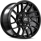 GT OFFROAD Aggression Gloss Black Gloss Black 22x12 5x127 Wheels | Offset: -18 | Backspace: 4.75 | Bore: 87.1