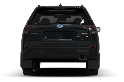 Rally Armor 25-26 Subaru Forester &amp; Hybrid Black UR Mud Flap w/Grey Logo
