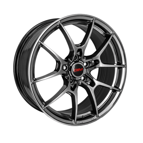 DIM WC001 HYBER BLACK / GREY SILVER LIP Grey Silver Lip 18x8 5x120 Wheels | Offset: 30 | Backspace: nan | Bore: nan