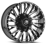 XF OFFROAD XF-226  Gloss Black Milled 20x9 8x165.1/8x180 Wheels | Offset: 12 | Backspace: nan | Bore: 125.2