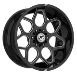 XF OFFROAD XF-233 Gloss Black Milled 20x10 6x135/6x139.7 Wheels | Offset: -12 | Backspace: nan | Bore: 106.4