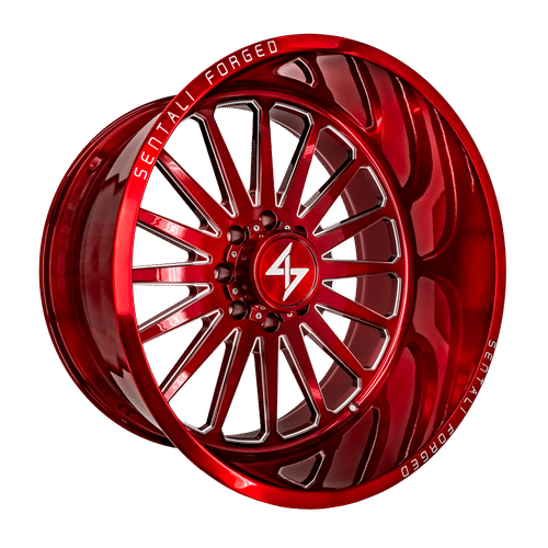 Sentali Forged SF-2 Red Milled 26x14 8x180 Wheels | Offset: -76 | Backspace: 4.5 | Bore: 124.3