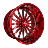 Sentali Forged SF-2 Red Milled 22x14 8x180 Wheels | Offset: -76 | Backspace: 4.5 | Bore: 124.3