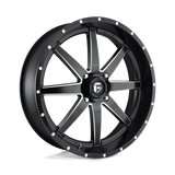 Fuel D538 MATTE BLACK MILLED 24x7 4x137 Wheels | Offset: 13 | Backspace: 4.51 | Bore: 110.1