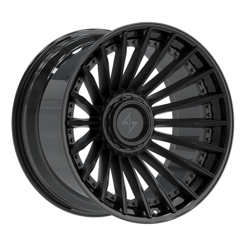 SENTALI BFX BFX1 Gloss Black Lip / Matte Black Centre 22x12 5x127/5x139.7 Wheels | Offset: -44 | Backspace: nan | Bore: 78.1