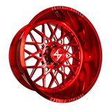Sentali Forged SF-5 Red Milled 22x14 8x170 Wheels | Offset: -76 | Backspace: 4.5 | Bore: 125.2