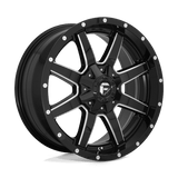 Fuel D610 GLOSS BLACK MILLED 20x9 5x139.7/5x150 Wheels | Offset: 1 | Backspace: 5.04 | Bore: 110.1