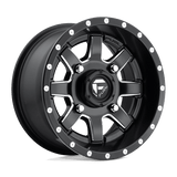 Fuel D538 MATTE BLACK MILLED 14x7 4x110 Wheels | Offset: 13 | Backspace: 4.51 | Bore: 79.4