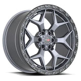 VORTEK VRT-603MTB Matte Titanium Black Bead Ring 17x9 6x135/6x139.7 Wheels | Offset: 0 | Backspace: 5 | Bore: 106.1