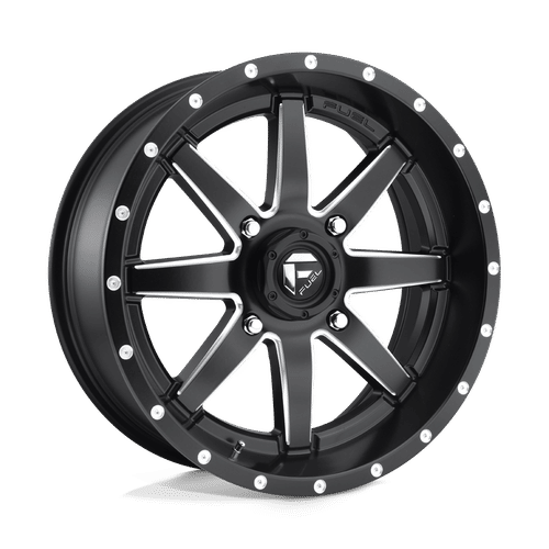 Fuel D538 MATTE BLACK MILLED 18x7 4x137 Wheels | Offset: 13 | Backspace: 4.51 | Bore: 110.1
