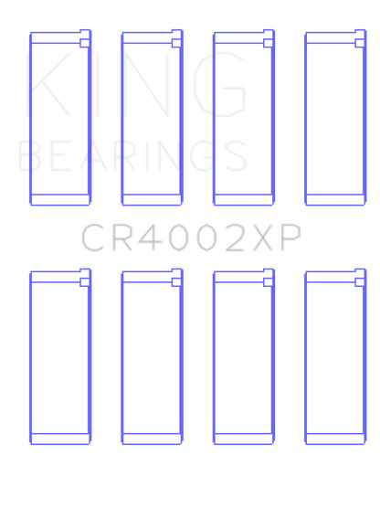 King Engine Bearings Mazda B6/B6-T/ZM/B3/B5 Connecting Rod Bearings (Set of 4) - Size +.026mm