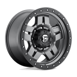 Fuel D558 MATTE GUN METAL BLACK BEAD RING 15x10 5x114.3 Wheels | Offset: -43 | Backspace: 3.81 | Bore: 72.56