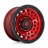Fuel D632 CANDY RED BLACK BEAD RING 17x9 5x127 Wheels | Offset: -12 | Backspace: 4.53 | Bore: 71.5