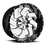Fuel D240 CHROME PLATED GLOSS BLACK LIP 20x9 5x139.7/5x150 Wheels | Offset: 20 | Backspace: 5.79 | Bore: 110.1