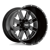 Moto Metal MO962 GLOSS BLACK MILLED 22x10 8x170 Wheels | Offset: -18 | Backspace: 4.79 | Bore: 125.1