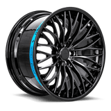 Sentali Barrel Forged SB1 Gloss Black Lip / Matte Black Centre 20x9 5x120 Wheels | Offset: 25 | Backspace: 6 | Bore: 72.6