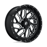 Fuel D581 GLOSS BLACK MILLED 20x7 4x137 Wheels | Offset: 13 | Backspace: 4.51 | Bore: 110.1