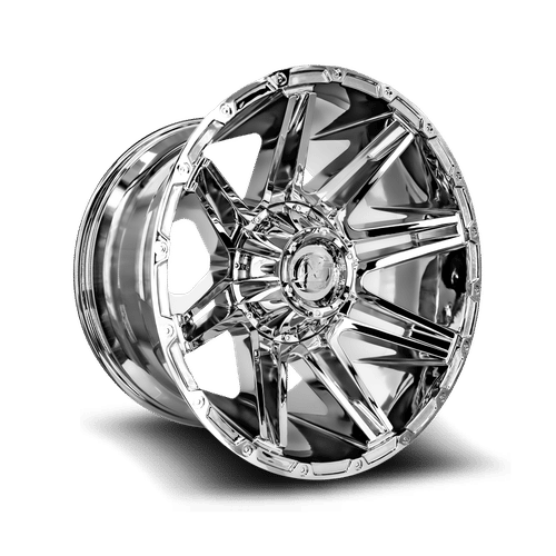 XF OFFROAD XF 220 CHROME Chrome 20x12 8x170/8x165.1 Wheels | Offset: -44 | Backspace: nan | Bore: 125.2