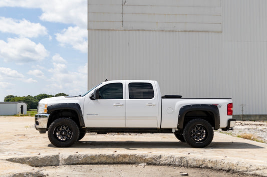 Pocket Fender Flares | 6&#039;7&quot; &amp; 8&#039; Bed | 836 Blue Granite | Chevy Silverado 1500/2500HD/3500HD (07-14)