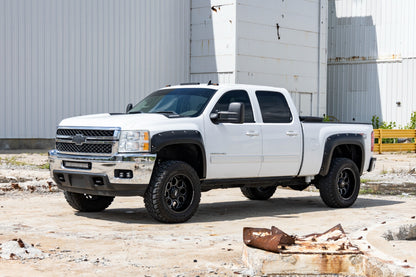 Pocket Fender Flares | 6'7" &amp; 8' Bed | 46 Stealth Gray | Chevy Silverado 1500/2500HD/3500HD (07-14)