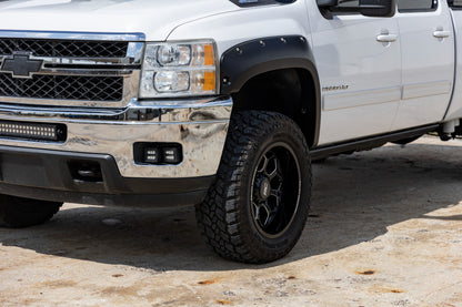Pocket Fender Flares | 6'7" &amp; 8' Bed | 16┬áGraystone | Chevy Silverado 1500/2500HD/3500HD (07-14)