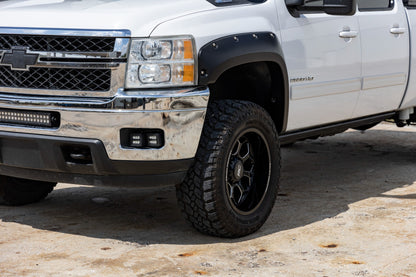 Pocket Fender Flares | 6&#039;7&quot; &amp; 8&#039;Bed | GAP Imperial Blue | Chevy Silverado 1500/2500HD/3500HD (07-14)