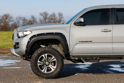 Pocket Fender Flares | 040 Super White | Toyota Tacoma (16-23)