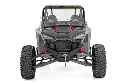30" Single Row Light Mount | Front | Black Series | Polaris RZR Turbo R 4WD