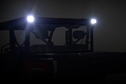 LED Light Kit | Rear Mount | 2" Black Pair | Amber DRL | CFMOTO UFORCE U10 1000 PRO (2025)