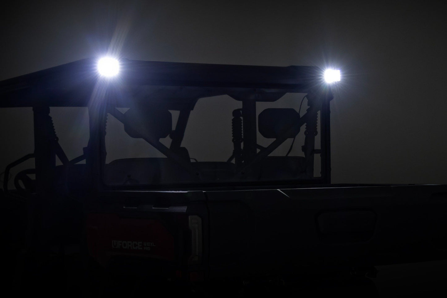 LED Light Kit | Rear Mount | 3" Chrome Pair | Wide Angle | CFMOTO UFORCE U10 1000 PRO