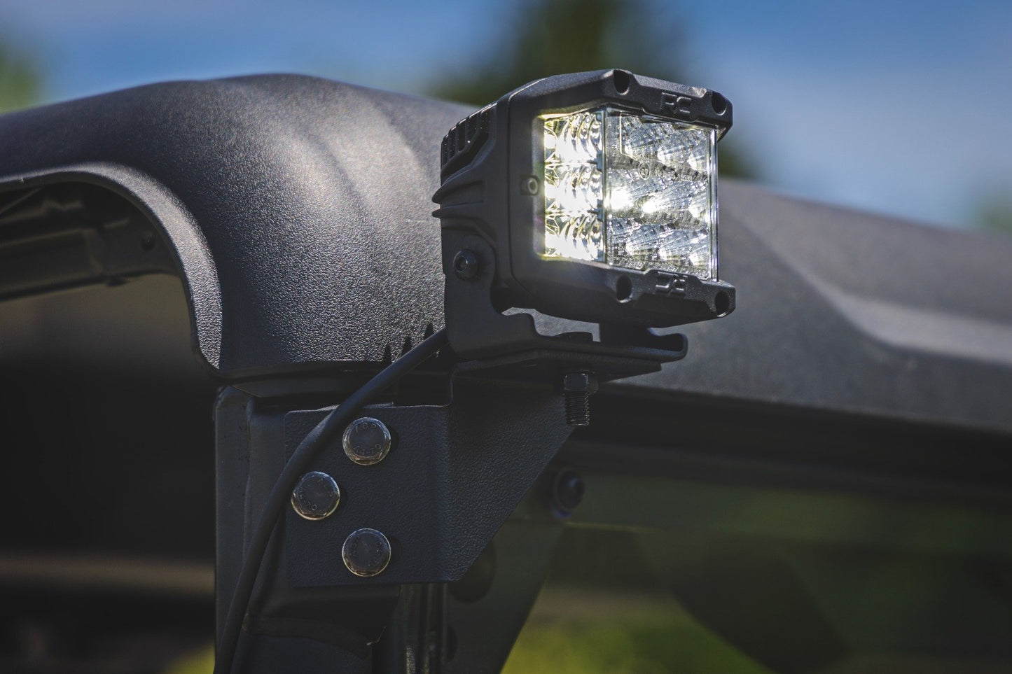 LED Light Kit | Rear Mount | 2" Black Pair | CFMOTO UFORCE U10 1000 PRO