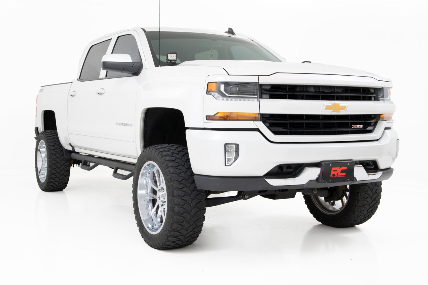 LED Ditch Light Kit | 2in Black Pair | Flood | Chevy/GMC 1500 (14-18)