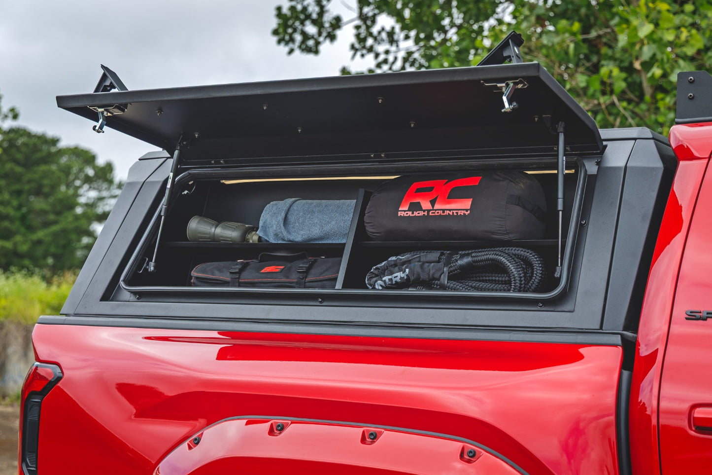 Bed Cap Side Shelf Storage Bin | Passengers Side | Toyota Tacoma (24-25)