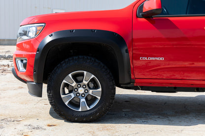 Pocket Fender Flares | GAN Silver Ice | 5' Bed | Chevy Colorado 2WD/4WD (15-22)