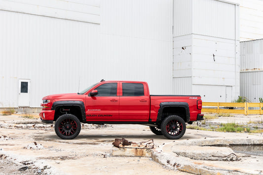 Fender Flares | Defender | 6&#039;7&quot; &amp; 8&#039; Bed | GA0 North-Sky Blue | Chevy Silverado 1500 (14-18)