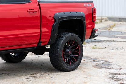 Fender Flares | Defender | 6'7" &amp; 8' Bed | G7J Rainforest Green | Chevy Silverado 1500 (14-18)