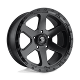 Fuel D589 MATTE BLACK GLOSS BLACK LIP 17x9 6x139.7 Wheels | Offset: -12 | Backspace: 4.53 | Bore: 108