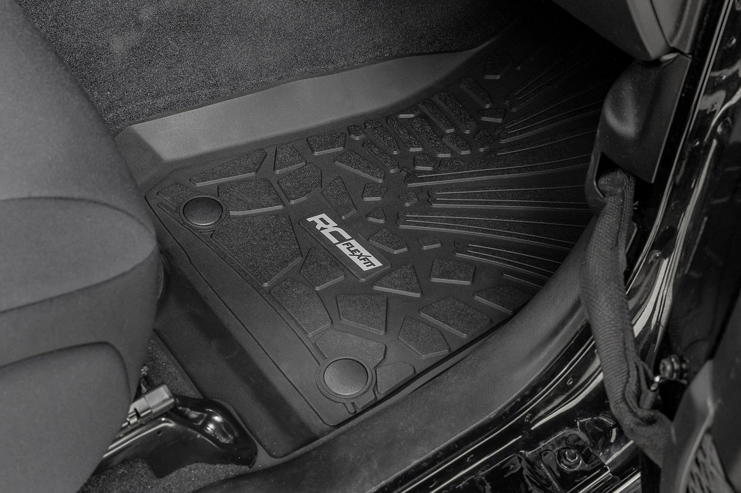 Flex Fit Floor Mats | FR | 4 Door | Jeep Wrangler Unlimited 4WD (2018-2024)