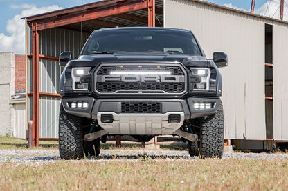 LED Light Kit | Fog Mount | Triple 2" Black Pair | Ford Raptor (17-20)