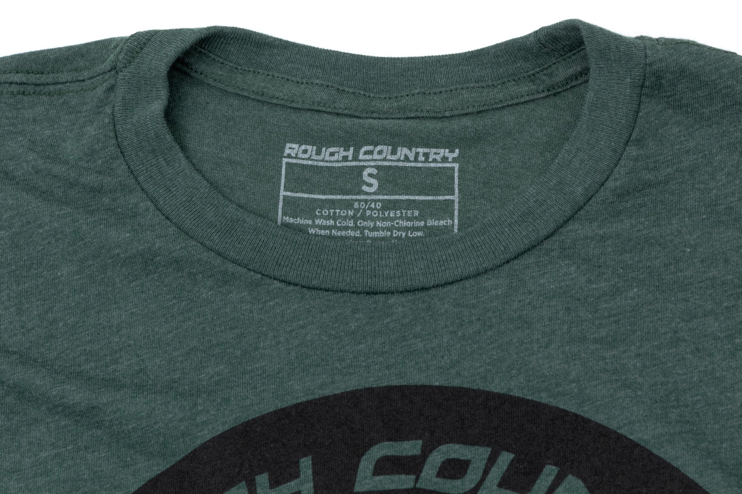 Rough Country T-Shirt | RC Mountains | Forest Green | LG