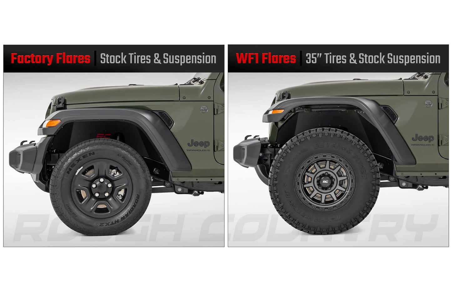 WF1 Fender Flares | Jeep Gladiator (2020-2022)