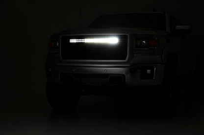 Mesh Grille | 30" Dual Row LED | Black | GMC Sierra 1500 (14-15)