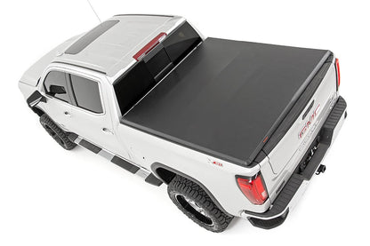 Soft Tri-Fold Bed Cover | 6'7" Bed | Chevy/GMC Sierra/Silverado 1500 (19-25)