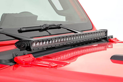 Jeep 30-inch LED Hood Kit (18-21 Wrangler JL 20-21 Gladiator JT | Spectrum-Series)