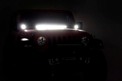 Jeep 2-inch LED Cube Easy-Mount Kit - Black Series w/ Amber DRL (18-21 Wrangler JL / 20-21 Gladiator)